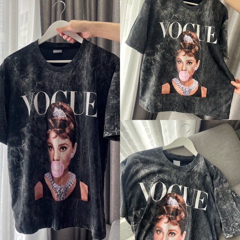 เสื้อวินเทจยุค90💥✨ลายVOCUE✅ของแท้100%