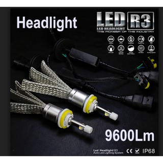 ไฟหน้า LED ขั้ว HB4(9006) Cree 2 ดวง 40W R3 No Fan