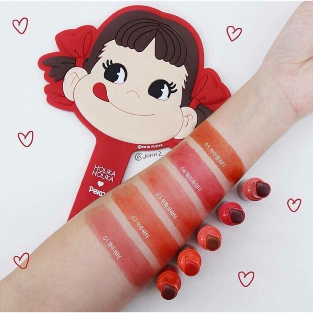 ลิป holika holika peko #สี01 (ส่งฟรีค่ะ)