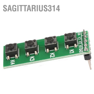 Sagittarius314 Universal 4 Key Push Button Switch Module Keyboard Board