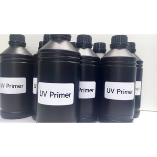 UV Primer น้ำยารองพื้นใช้กับหมึก UV ช่วยเพิ่มการยึดเกาะ ติดแน่นขึ้น อะคริลิค พลาสติก ไม้ โลหะ กระจก แก้ว กระเบื้อง ฯลฯ