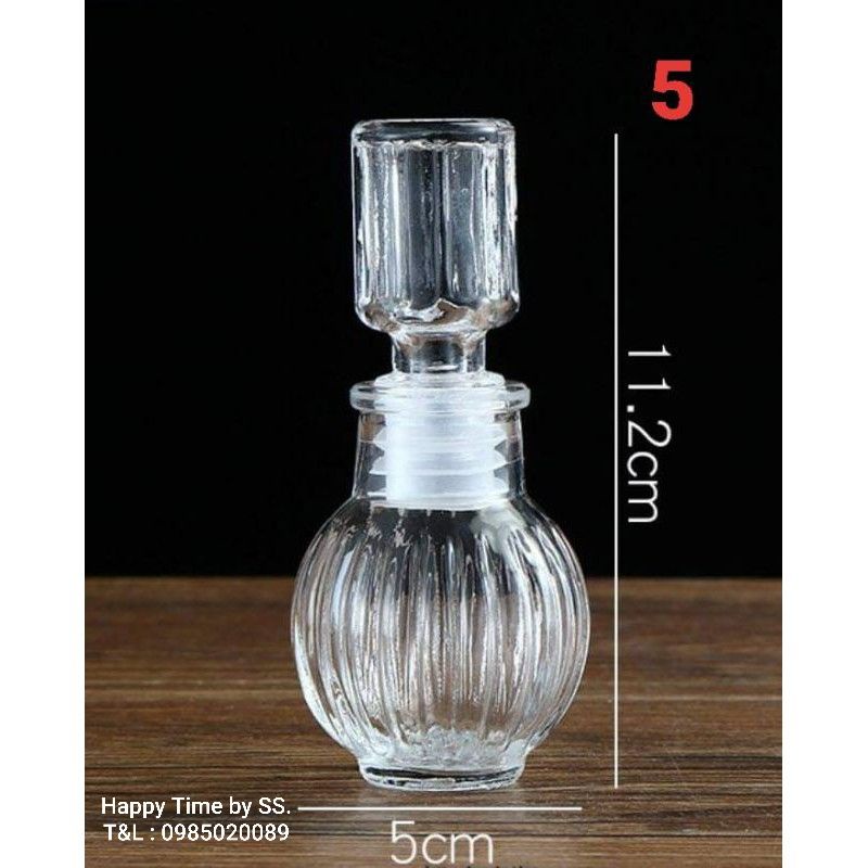 ขวดแก้วไวน์ใส ใส่น้ำอบ น้ำหอม ขนาดบรรจุ 50 ml. ราคา ถูกที่สุด ดีลบีเคเค แกลเลอรีภาพที่ 5