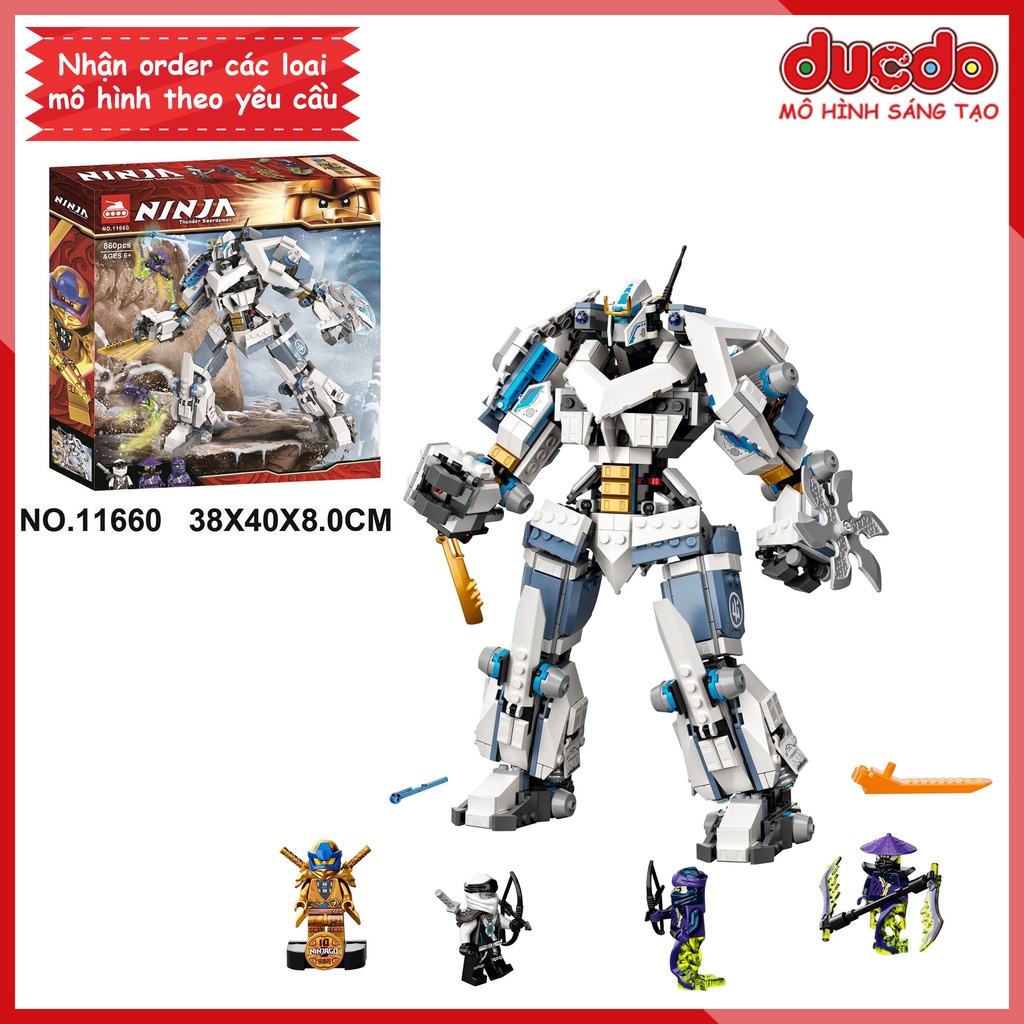 9088 - TANK 11660 Titanium Armor Ninjago Puzzle Of Zane - Ninja 71738 BLA LRI Model Puzzle Toy