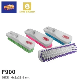 Sunbrand หัวแปรงขนไนล่อนอย่างดี(เฉพาะหัว) สำหรับขัดถูพื้นภายในบ้าน แปรงขัดพื้นห้องน้ำ แปรงพลาสติก