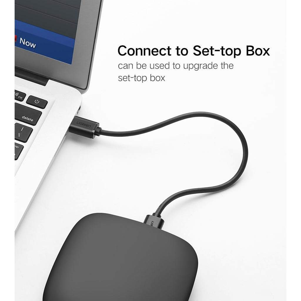 UGREEN รุ่น US102 สาย USB 2.0 Male to Male ความยาวสาย 1 - 1.5 เมตร Nickle-Plated