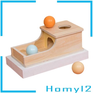 [HOMYL2] กล่องใส่เหรียญ พร้อมถาด และลูกบอล 3 ลูก สําหรับเด็กวัยหัดเดิน