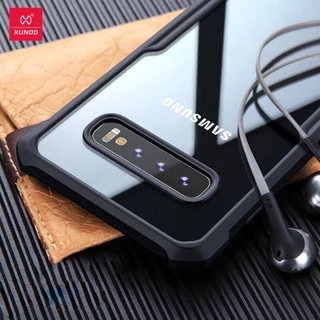 (( พร้อมส่ง)) เคสXUNDDแท้💯% SAMSUNG S10 /S10 plus S8plus เคสแบบกันกระแทกหลังใส ขอบข้างนิ่มสีด