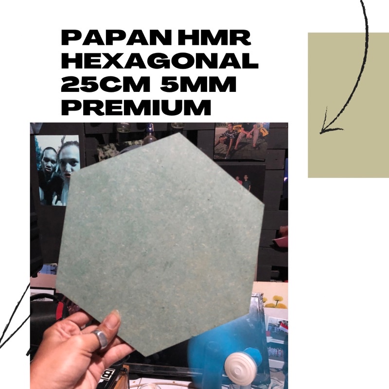 HEXAGONAL HMR BOARD (หกเหลี่ยม) หนา 25 ซม. 5 มม.