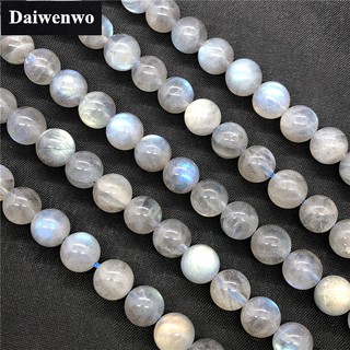 5a Labradorite ลาบราโดไรท์ สีเทา สีฟ้า สีเทา สีฟ้า ขนาด 6/7/8/9 มม. หินธรรมชาติ ทรงกลม