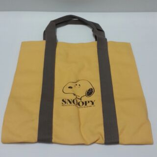 กระเป๋าผ้า snoopy สีส้ม