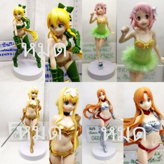 (แท้/มือ2/อะไหล่)​ Banpresto Sword Art Online Memory Defrag Exq Figure Leafa, Asuna​ Bikini Armor Ver.อาสึนะ​ บีกินนี่