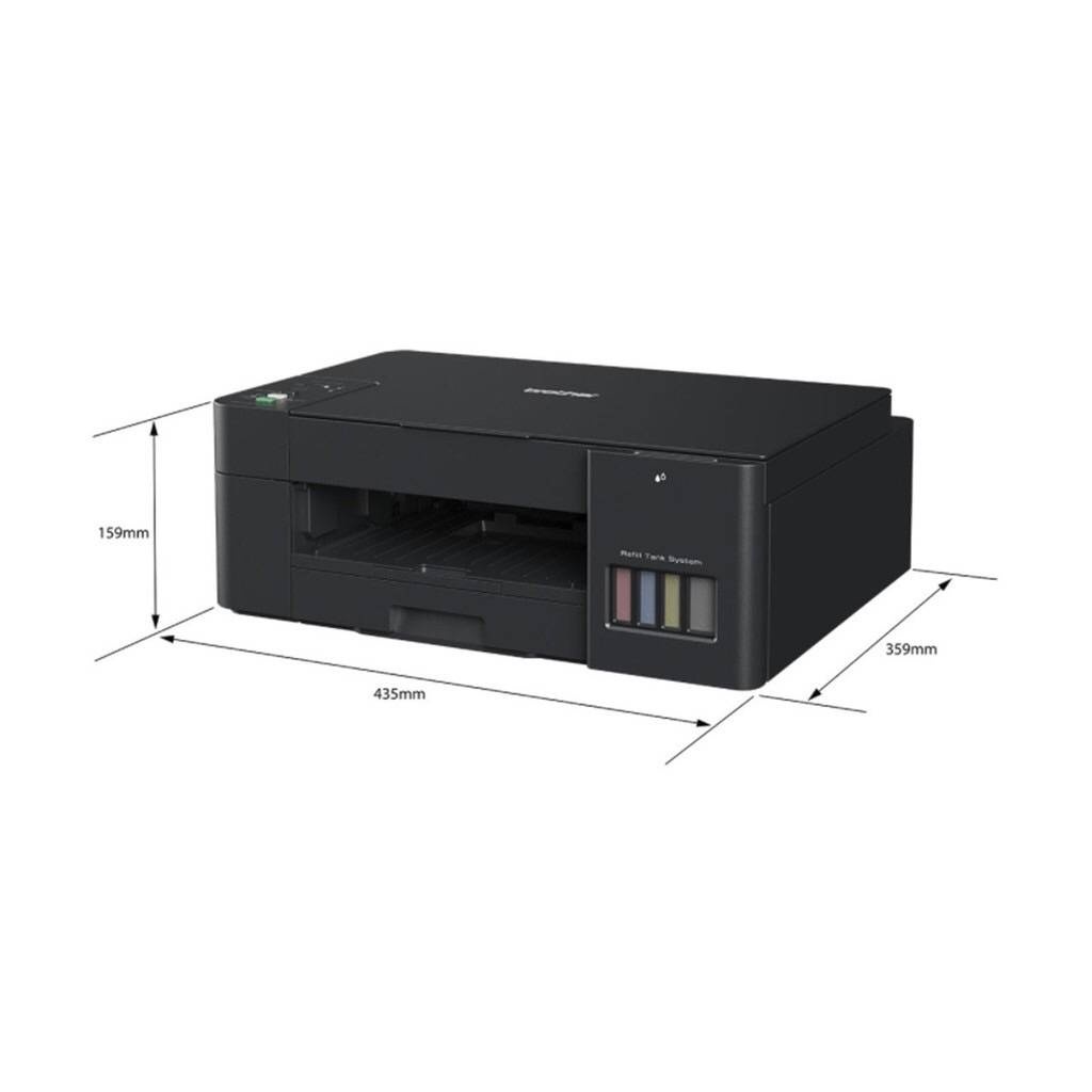 Brother เครื่องพิมพ์ DCP-T220 3-in-1:Print / Copy / Scan แถมสายพิมพ์ผ่านมือถือ แถมหมึกพรีเมี่ยมเกรด A ให้ พร้อมใช้งาน *