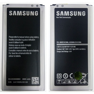 แบตเตอรี่ Samsung S5 (G900 G900F I9600) รับประกัน 3 เดือน แบต S5