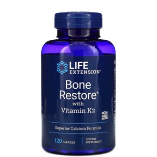 Bone Restore with Vitamin K2, หรือ ยี่ห้อ natures plus 120 Capsules calcium ป้องกันโรคกระดูกพรุน