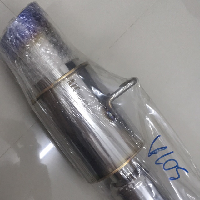 ท่อไอเสีย AZC Muffler ปลายตรง ท่อน้าแจ่ม Toyota Vios Gen2