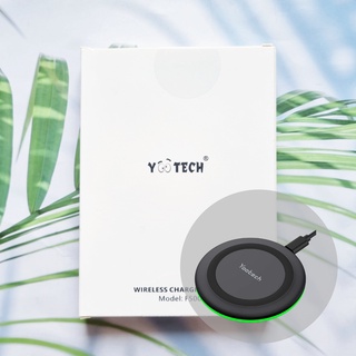 (Yootech®) Wireless Charging Pad Model F500 แท่นชาร์จไร้สาย Compatible with Galaxy Phone, Buds, iPhone, AirPods