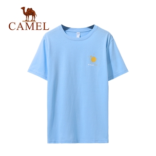 เสื้อยืดผ้าฝ้ายพิมพ์ลายขายดีราคาระเบิดCAMEL เสื้อยืดลําลอง แขนสั้น คอกลม แฟชั่นสําหรับผู้ชายและผู้หญิงรหัสเต็มS-3XL