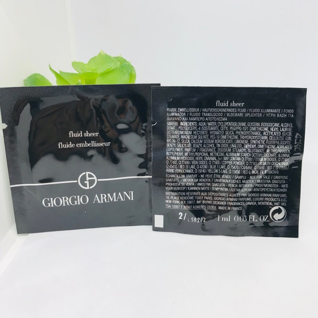 Giorgio Armani Fluid Sheer #2 | Shopee Thailand