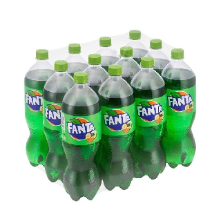 แฟนต้า น้ำเขียว กลิ่นฟรุตพันช์ ขนาด 1.25ลิตร ยกแพ็ค 12ขวด น้ำอัดลม FANTA GREEN 1.25L FRUIT PUNCH