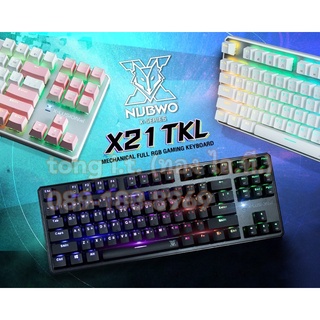 คีย์บอร์ดกระทัดรัด X21TKL NUBWO FULL RGB