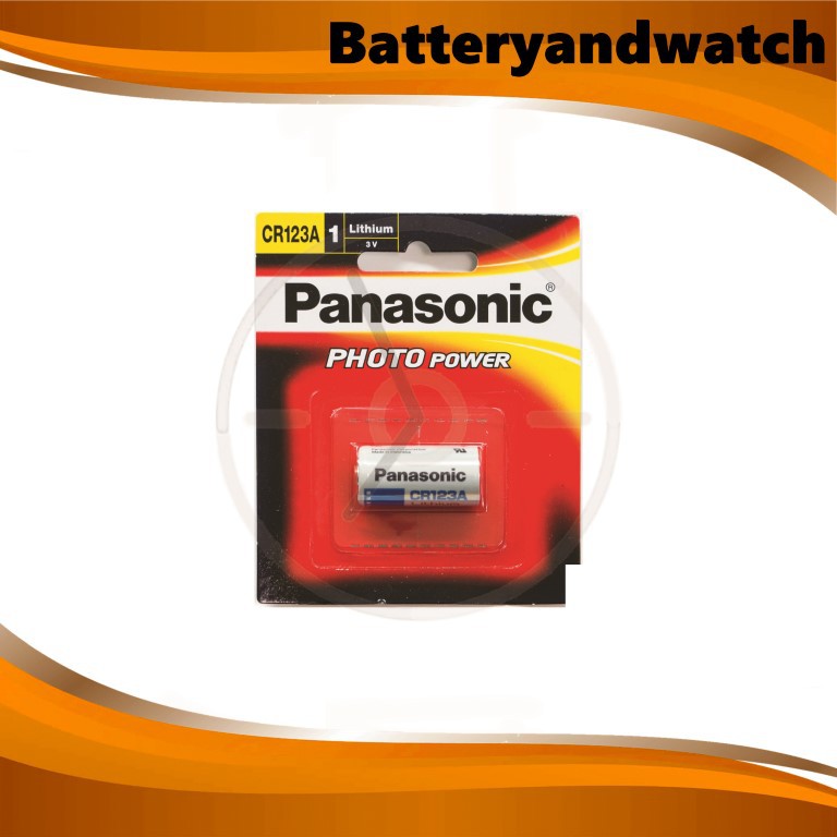 ถ่านกล้องถ่ายรูป Surefire Panasonic CR123A , CR123 Lithium 3V Photo Battery *ของเเท้รับประกัน