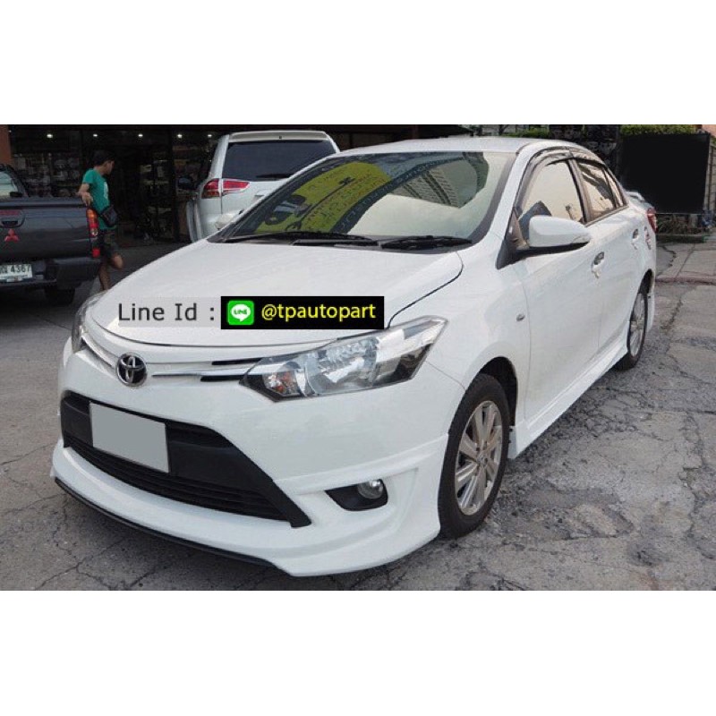 ชุดเเต่งรถ ชุดเเต่งรถยนต์ ชุดแต่งวีออส Toyota Vios 2013 2014 2015 2016 Vp สเกิร์ตรอบคัน จาก Tp-Autop
