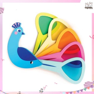 ของเล่น Peacock Colours นกยูงหลากสีสัน เสริมสร้างทักษะจากแบรนด์ Tender Leaf Toys