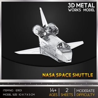 Model Stainless Space Shuttle E11101