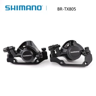 Shimano Tourney TX805 คาลิปเปอร์ดิสก์เบรกพร้อมแผ่นเรซินด้านหน้าด้านหลังเบรค MTB ดิสก์เบรกกลอัพเกรดสําหรับ m375