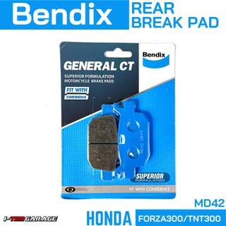 Bendix ผ้าเบรกหลัง MD42 FORZA300/TNT300