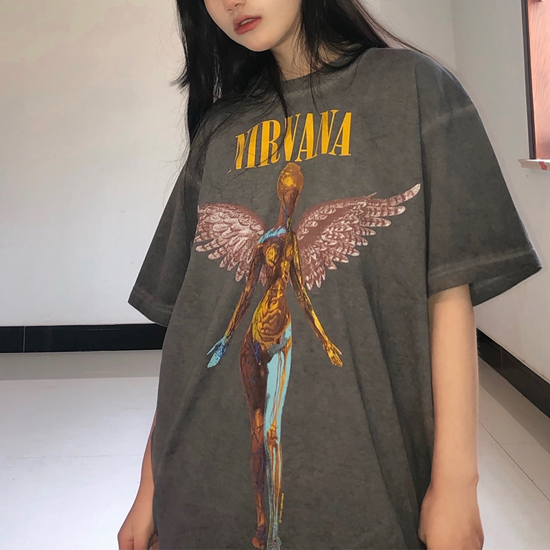 nirvana angel t shirt