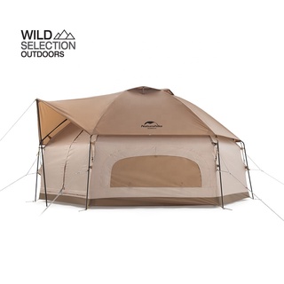 เต็นท์ 3 - 4 คน เต็นท์หกเหลี่ยม  MG hexagonal TENT เต็นท์ Naturehike NH21ZP001