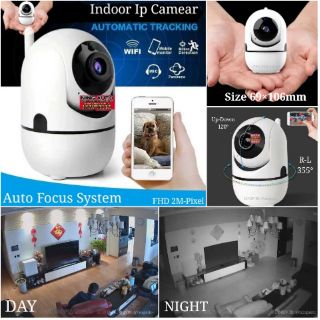 กล้องวงจรปิดภายใน หมุนตามได้ ระบบดูออนไลน์ Ip Wifi Camera