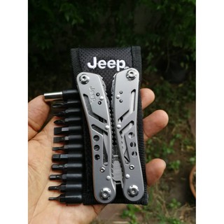 เครื่องมือเอนกประสงค์ (multi tool) Jeep, 24 in 1 เหล็ก 440 Stainless พร้อมเคส