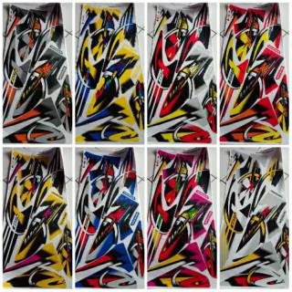 สติกเกอร์ ลายคลื่น karisma x karisma125D สําหรับ honda karisma tahiland