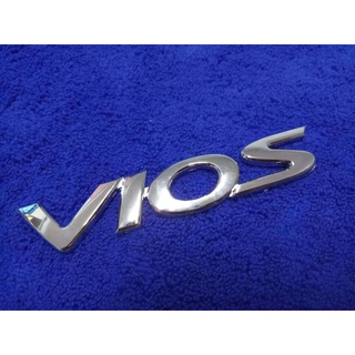 B.S.D โลโก้ตัวหนังสือ VIOS เล็ก  สีชุป 13.5×2.5cm 1ชิ้น