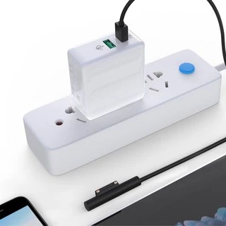 พร้อมส่ง สายชาร์จ Surface 15V PD Charger Surface Connect to USB-C for Pro X 7 6 5 4 3 / Surface Book USB C ชาร์จ Charge