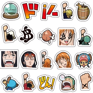 💥พร้อมส่ง💥ชุดสติกเกอร์ (40 แผ่น)ONEPIECE CUTE STICKER Emoji one piece วันพีซ