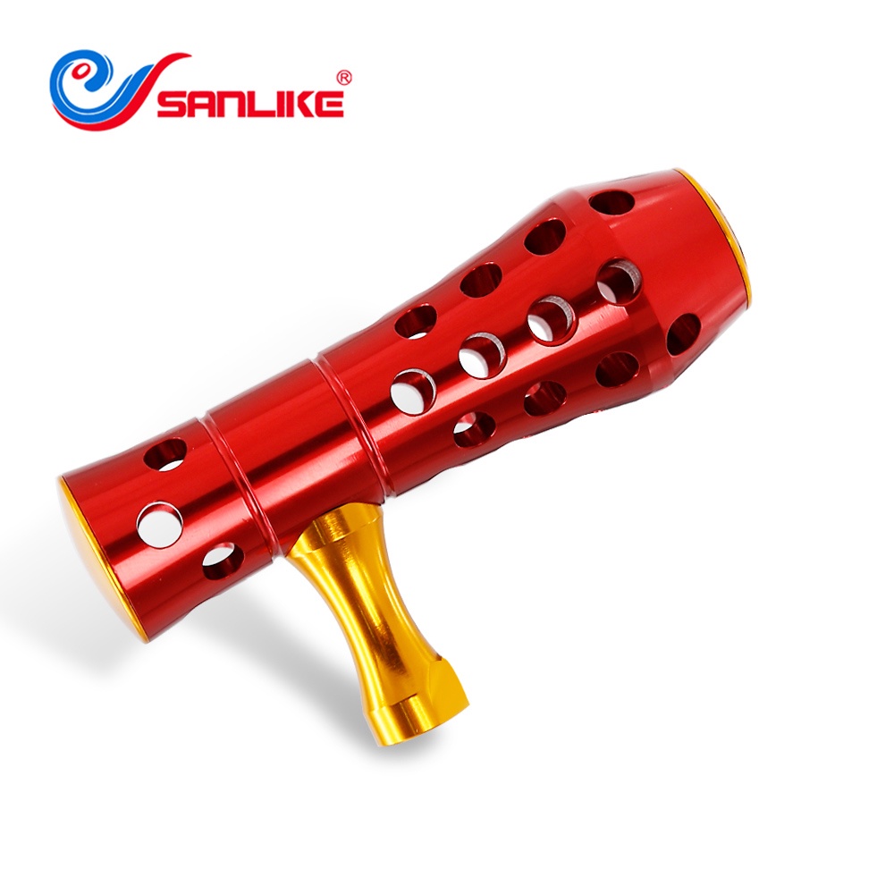 Sanlike อลูมิเนียมตกปลา Reel Handle Knob เหมาะสําหรับ Shimano ประเภท B & Daiwa ประเภท L เปลี่ยนรอกตกปลาอุปกรณ์เสริม