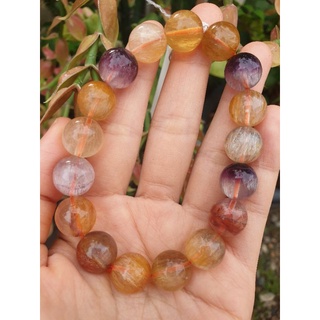 ฟลูออไรด์ Fluorite Orange Stone