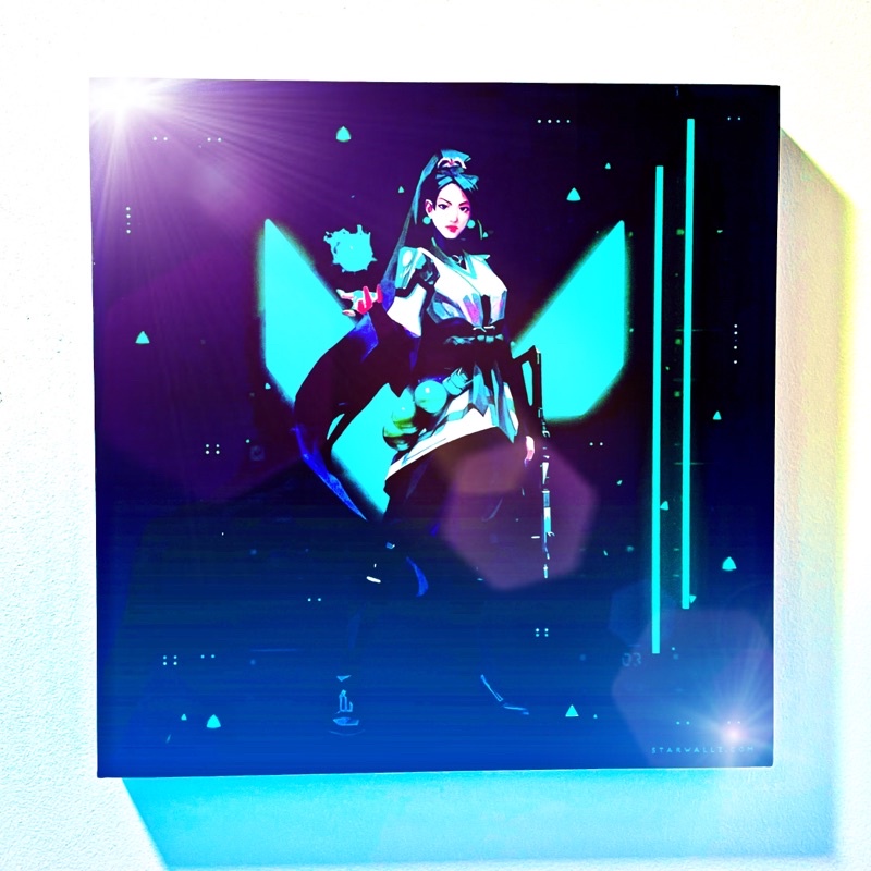 Sage : กรอบโปสเตอร์ Valorant Pop Art