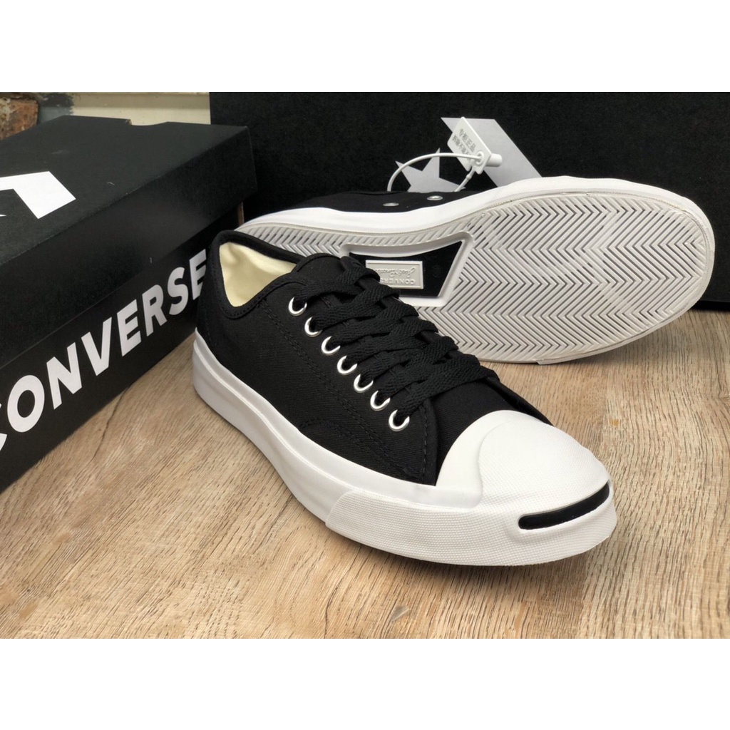 ตัวใหม่ล่าสุด รองเท้าคอนเวิร์สแจ็ค คอนเวิร์ส แจ๊ค รองเท้าผ้าใบ CONVERSE JACK PURCELL COTTON OX 2020(สีดำ)