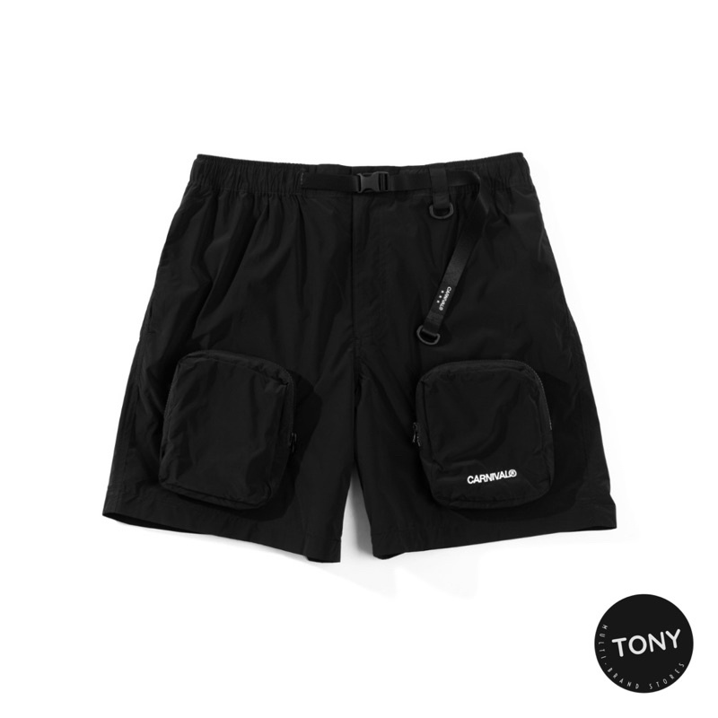 [มีสินค้าพร้อมส่ง]CARNIVAL FW21 OUTDOOR SPORT SHORTS BLACK