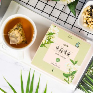 ชาเขียวมะลิ 茉莉绿茶 กล่องละ 599 บาท (12 ซอง)