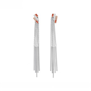 Aevari Mak Jub Wan Earrings with Padparadcha Crystal
