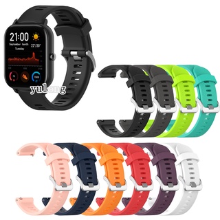 สายซิลิโคนนิ่ม สําหรับ Huami Amazfit GTS2 GTS4 mini GTS3 GTS2e Neo GTS 2 3 4 2e