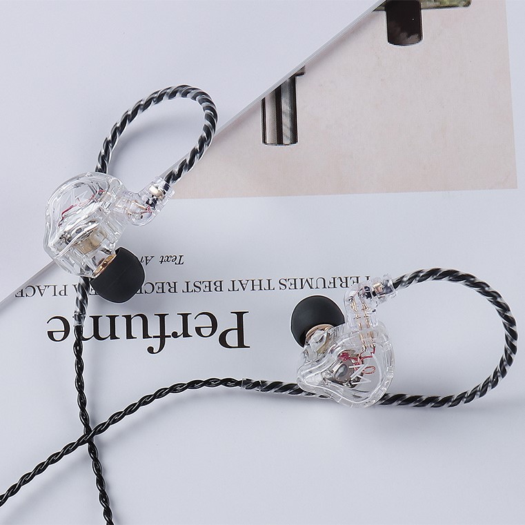 TRN MT1 3.5mm/Type C หูฟัง iem เปลี่ยนสายได้ 2pin มี Mic หูฟังอินเอีย inear เสียงใส รายละเอียดคมชัด