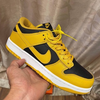 รองเท้า N ike SB Dunk Low "Black Yellow" Unisex ✅มีเก็บเงินปลายทาง