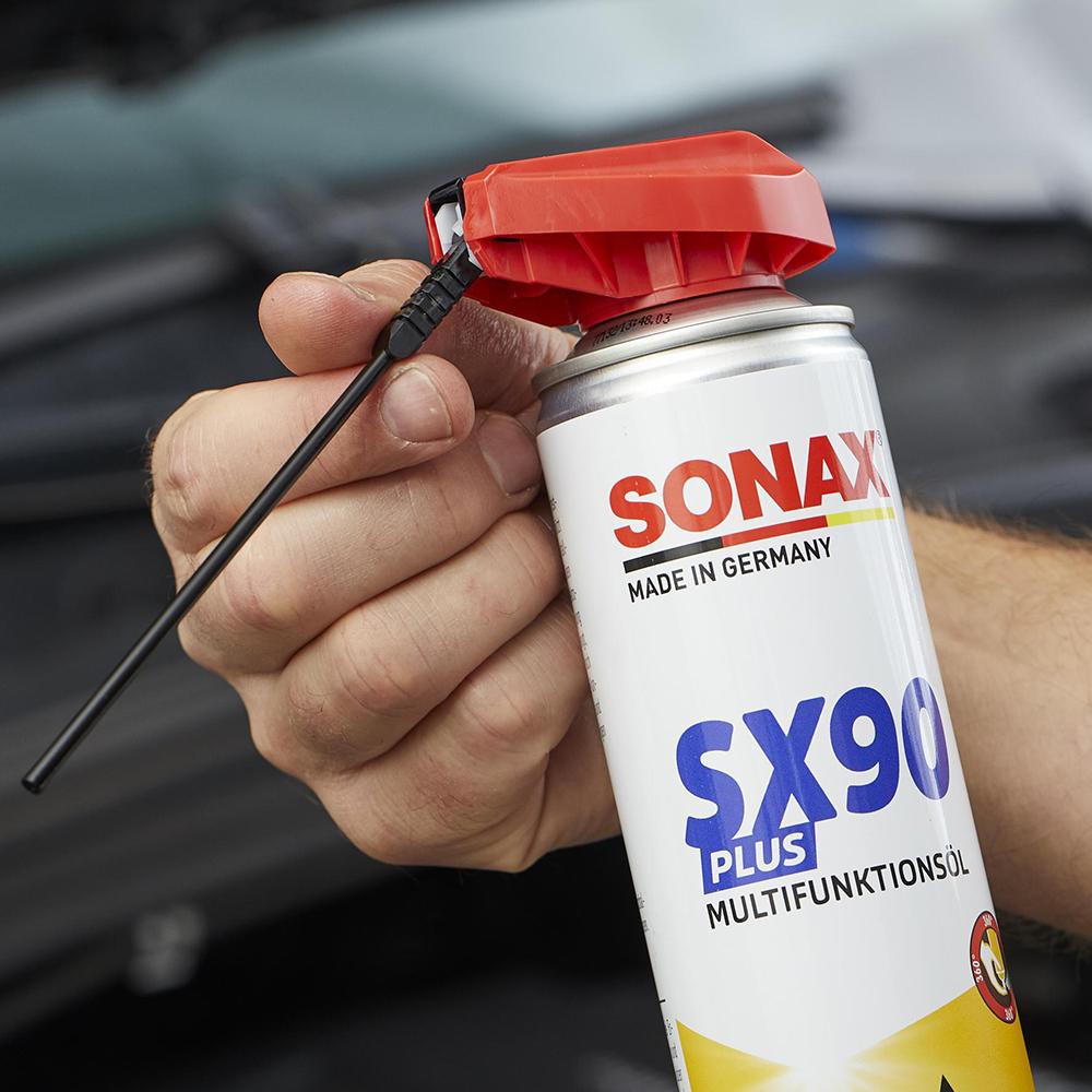 SONAX SX90 PLUS สเปรย์น้ำมันสารพัดประโยชน์ รุ่นใหม่ หัวฉีดพิเศษ