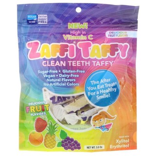 Zaffi Taffy The Clean Teeth Taffy Delicious Fruit Flavors 3oz